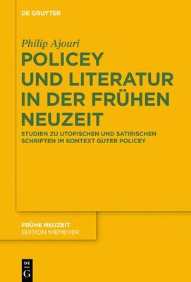 bokomslag Policey und Literatur in der Frühen Neuzeit