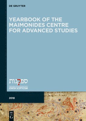 Yearbook of the Maimonides Centre for Advanced Studies. 2018 1