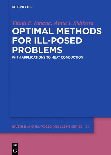 bokomslag Optimal Methods for Ill-Posed Problems