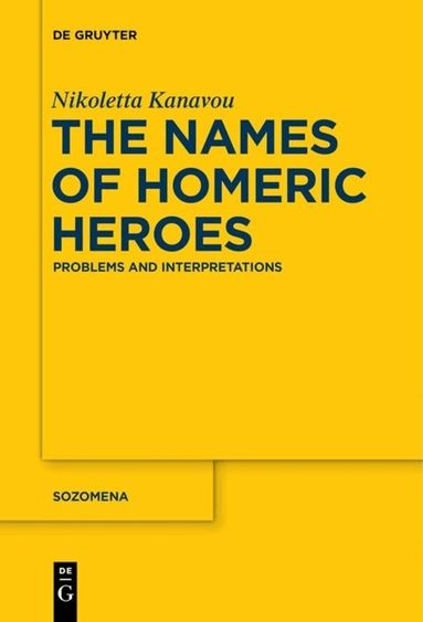 Nikoletta Kanavou - Names of Homeric Heroes, Häftad