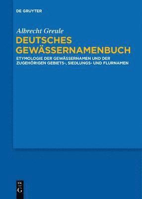 bokomslag Deutsches Gewässernamenbuch