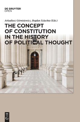bokomslag Concept of Constitution in the History of Political Thought