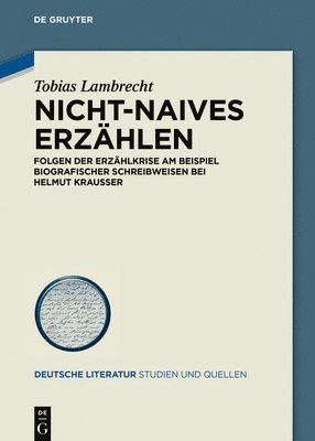 bokomslag Nicht-Naives Erzhlen