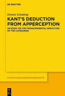 bokomslag Kant's Deduction From Apperception
