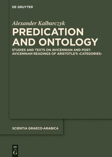 bokomslag Predication and Ontology