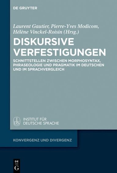 Laurent Gautier, Pierre-Yves Modicom, Hélène Vinckel-Roisin - Diskursive Verfestigungen, Inbunden
