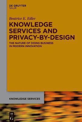 bokomslag Knowledge Services and Privacy-by-design