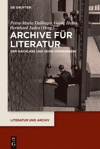 bokomslag Archive fr Literatur