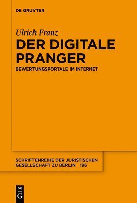 bokomslag Der digitale Pranger