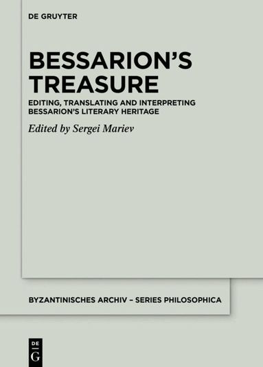 Sergei Mariev - Bessarion’s Treasure, Inbunden