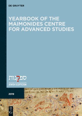 Yearbook of the Maimonides Centre for Advanced Studies. 2019 1
