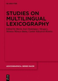 bokomslag Studies on Multilingual Lexicography