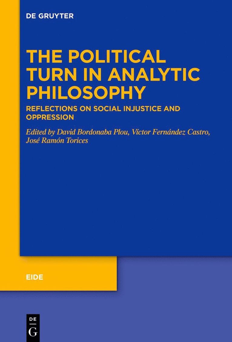 David Bordonaba Plou, Víctor Fernández Castro, José Ramón Torices - Political Turn in Analytic Philosophy, Inbunden