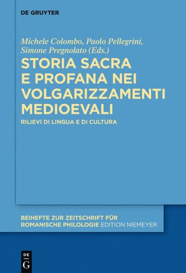 bokomslag Storia sacra e profana nei volgarizzamenti medioevali