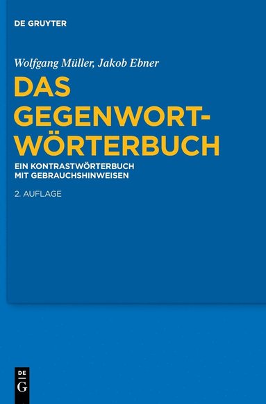 bokomslag Das Gegenwort-Wörterbuch