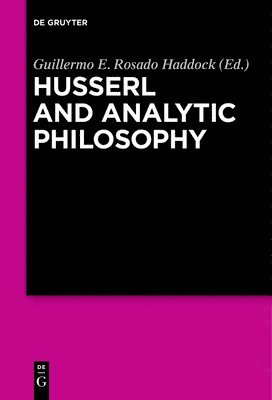 Husserl and Analytic Philosophy 1