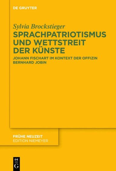 Sylvia Brockstieger - Sprachpatriotismus und Wettstreit der Künste, Inbunden