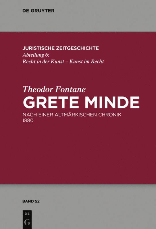 Theodor Fontane, Anja Schiemann, Walter Zimorski, Theodor A... Fontane Schiemann Zimorski - Theodor Fontane, Grete Minde, Inbunden