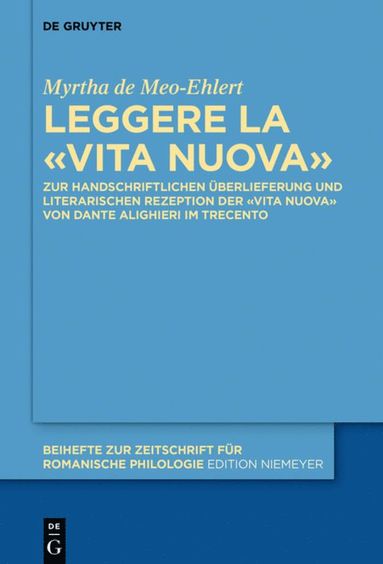 bokomslag Leggere la «Vita Nuova»