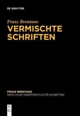 bokomslag Vermischte Schriften