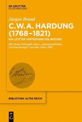 bokomslag Clemens Wilhelm Adolph Hardung (1768-1821)