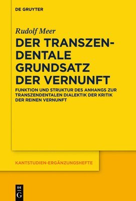 bokomslag Der transzendentale Grundsatz der Vernunft