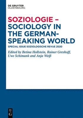 bokomslag Soziologie - Sociology in the German-Speaking World