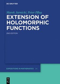 bokomslag Extension of Holomorphic Functions