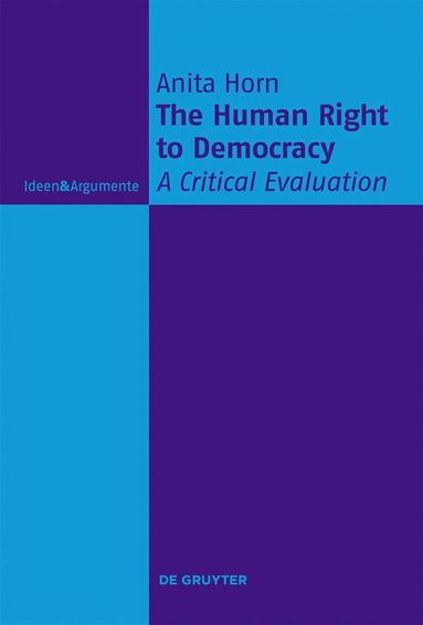 bokomslag Human Right to Democracy