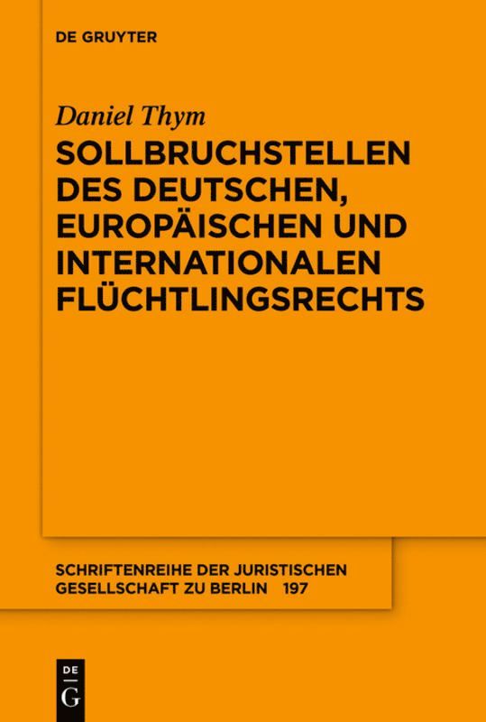 Sollbruchstellen des deutschen, europischen und internationalen Flchtlingsrechts 1