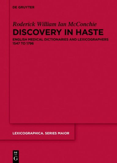 Roderick McConchie - Discovery in Haste, Inbunden