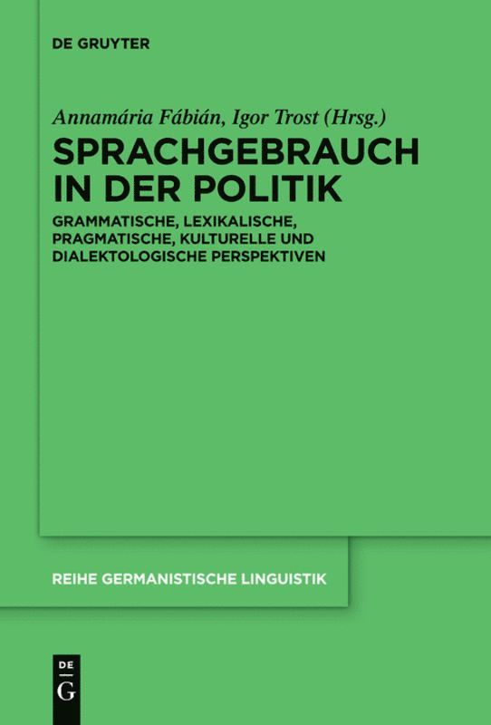 Annamária Fábián, Igor Trost - Sprachgebrauch in der Politik, Inbunden