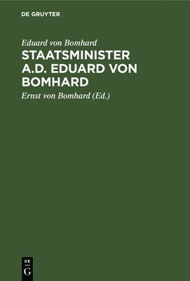 bokomslag Staatsminister a.D. Eduard von Bomhard