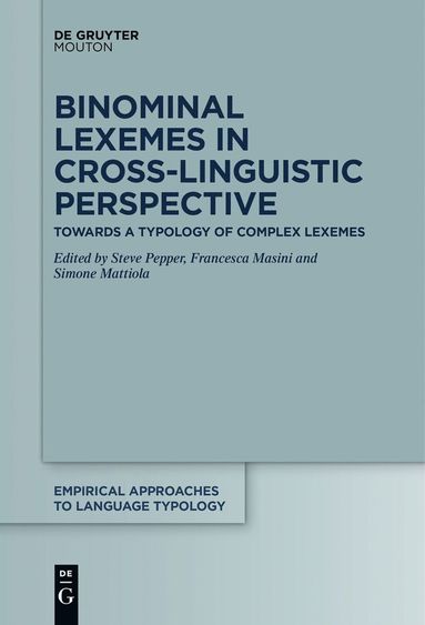 bokomslag Binominal Lexemes in Cross-Linguistic Perspective