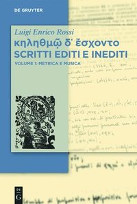bokomslag    Scritti editi e inediti