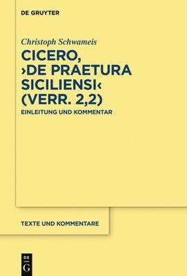 Cicero, De praetura Siciliensi (Verr. 2,2) 1