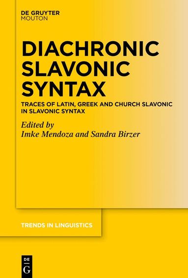 Imke Mendoza, Sandra Birzer - Diachronic Slavonic Syntax, Inbunden