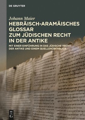 bokomslag Hebräisch-aramäisches Glossar zum jüdischen Recht in der Antike