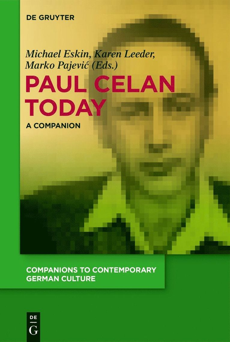 Michael Eskin, Karen Leeder, Marko Pajević, Marko Pajevic - Paul Celan Today, Häftad