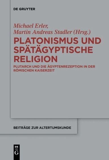 Michael Erler, Martin Andreas Stadler - Platonismus und spätägyptische Religion, Häftad