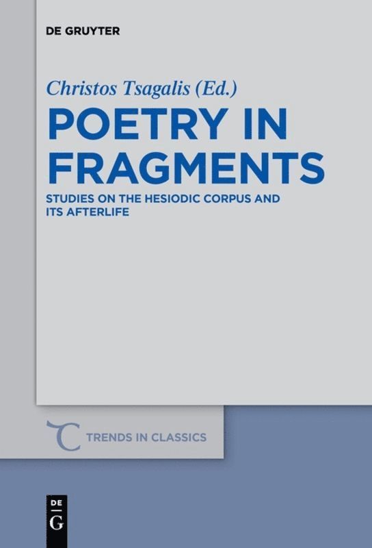 Christos Tsagalis - Poetry in Fragments, Häftad