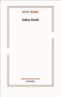 bokomslag Kafkas Poetik