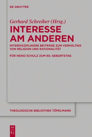 Gerhard Schreiber - Interesse am Anderen, Inbunden