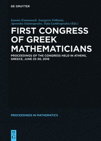 bokomslag First Congress of Greek Mathematicians