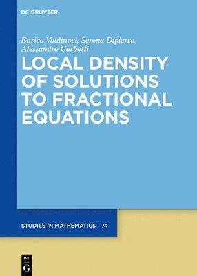 bokomslag Local Density of Solutions to Fractional Equations