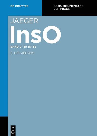 Hans-Friedrich Müller, Florian Eichel, Falk Mylich, Jan Felix Hoffmann - §§ 35-55, Inbunden