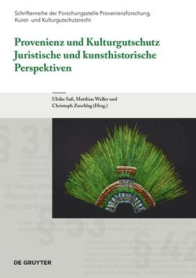 bokomslag Provenienz und Kulturgutschutz