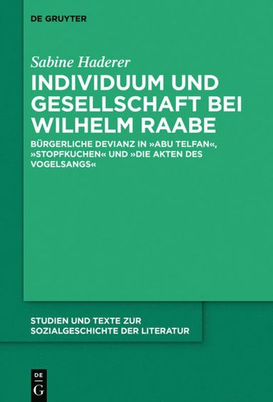 bokomslag Individuum und Gesellschaft bei Wilhelm Raabe