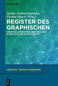 bokomslag Register des Graphischen