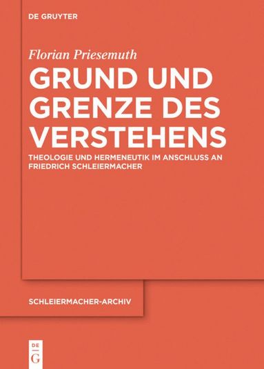 bokomslag Grund und Grenze des Verstehens